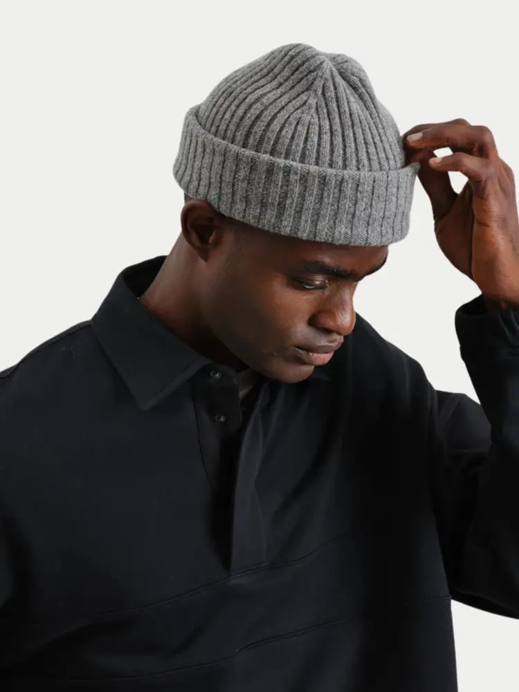 Wax London Brook Beanie Grey