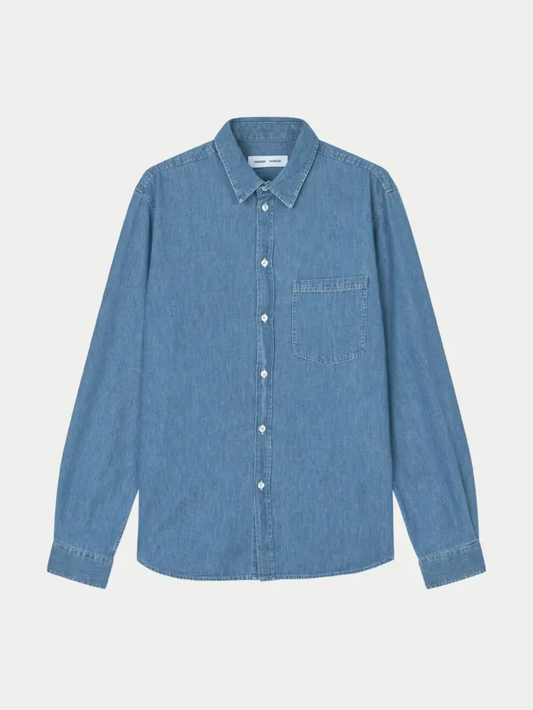 Samsøe Samsøe Saryan P Shirt Light Chambray