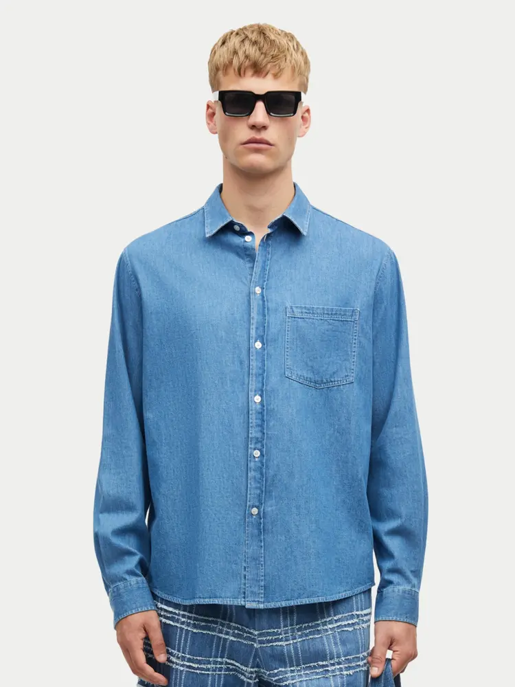 Samsøe Samsøe Saryan P Shirt Light Chambray