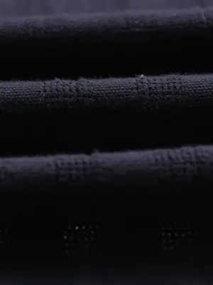 Wax London Didcot Shirt Open Weave Grid Navy