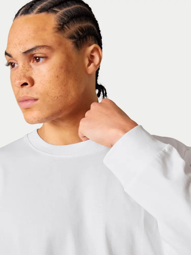 Stuen Longsleeve Shirt White