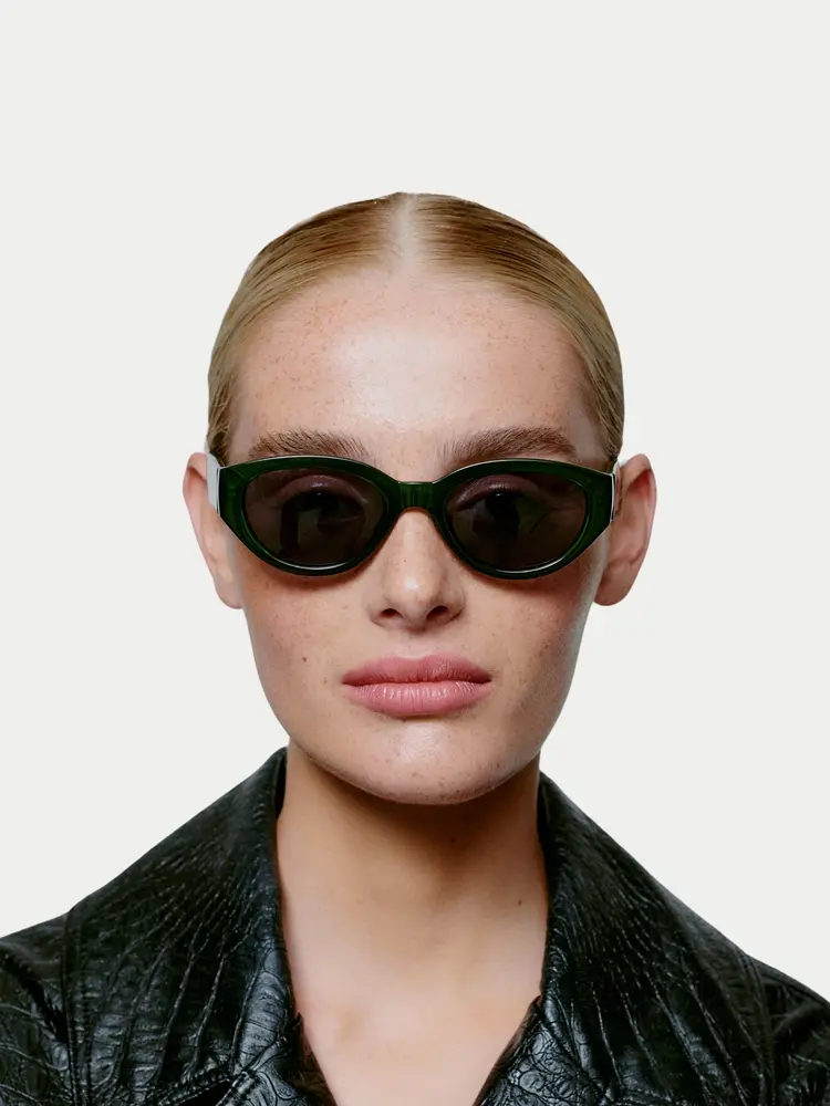 A. Kjærbede Winnie Dark Green Transparent
