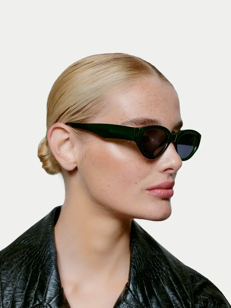 A. Kjærbede Winnie Dark Green Transparent
