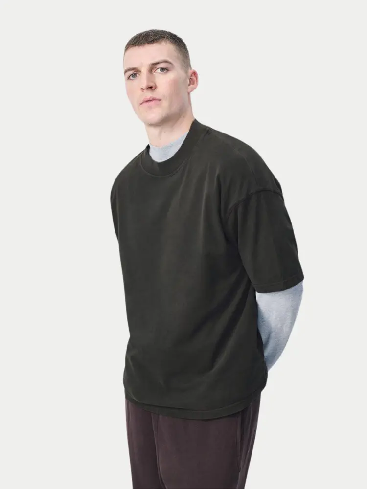 American Vintage Fazy Droit T-Shirt Vintage Carbon