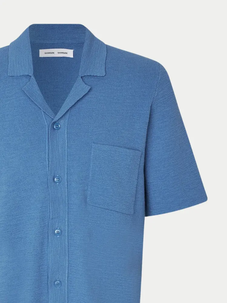 Samsøe Samsøe Salarry Shirt Blue Jasper