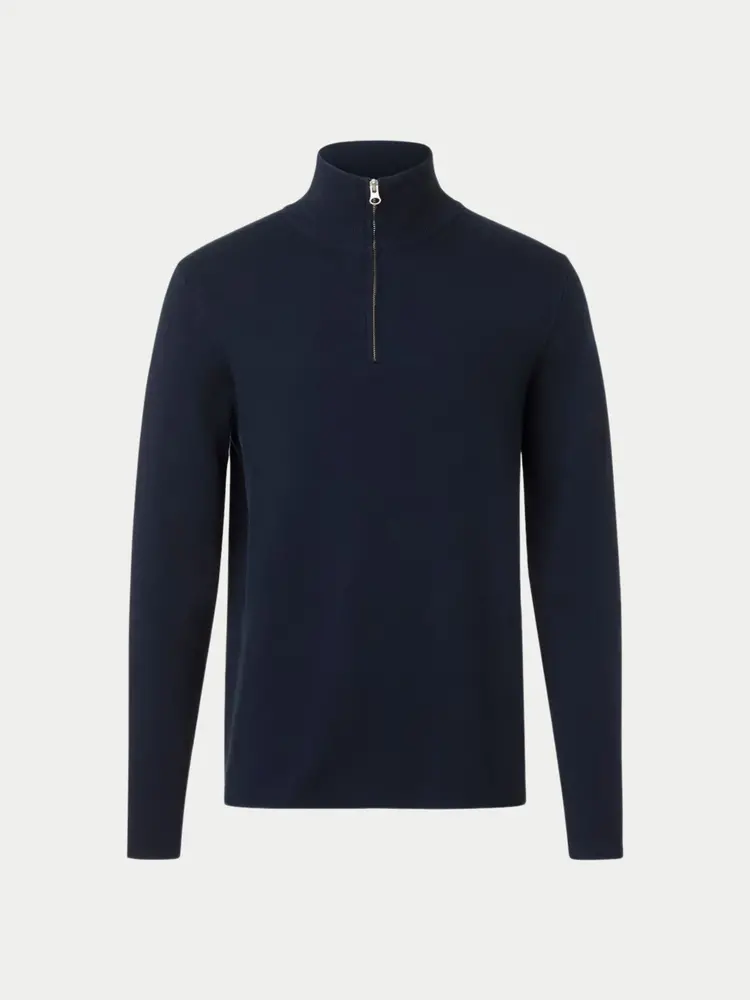 Samsøe Samsøe Gunan Turtle Neck Zip Sky Captain