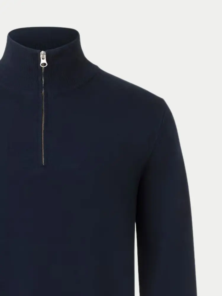 Samsøe Samsøe Gunan Turtle Neck Zip Sky Captain
