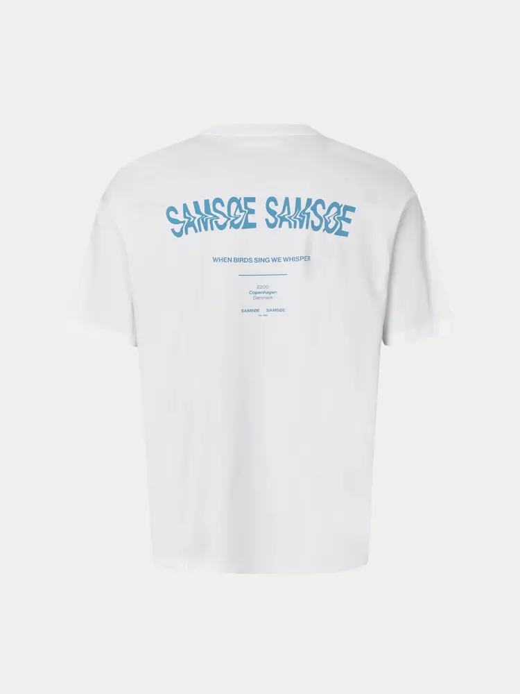 Samsøe Samsøe Saswirl T-shirt Swirl Blue Jasper
