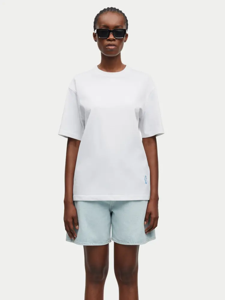 Samsøe Samsøe Saswirl T-shirt Swirl Blue Jasper