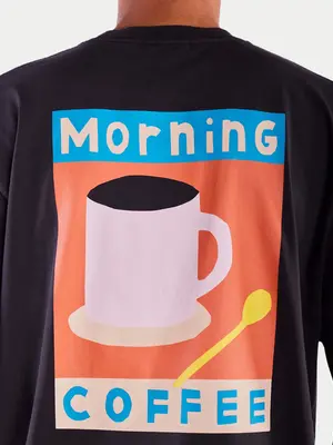 Olow Morning Coffee T-shirt Carbon Black