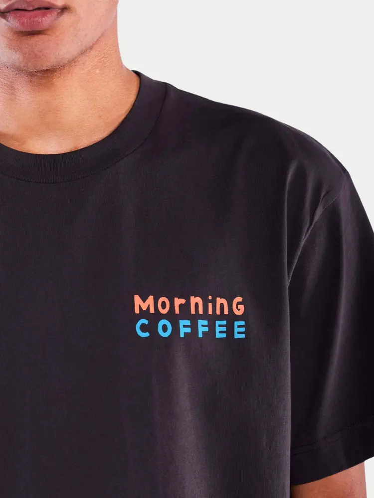 Olow Morning Coffee T-shirt Carbon Black