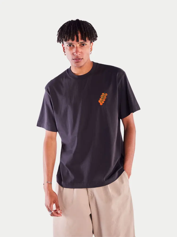 Olow Tasty Tomatoes T-shirt   Carbon Black