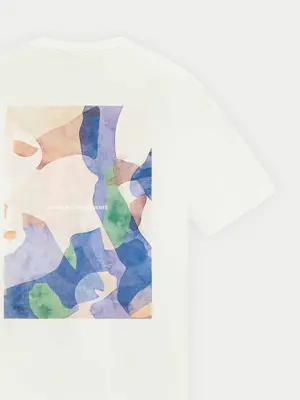 Law Of The Sea Crystal Artwork Tee Coconut Milk