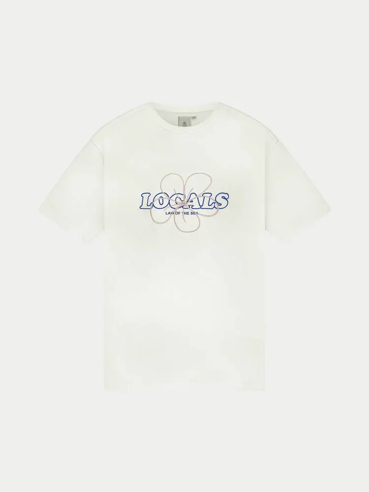 Law Of The Sea Local Artwork Tee Coconut Milk