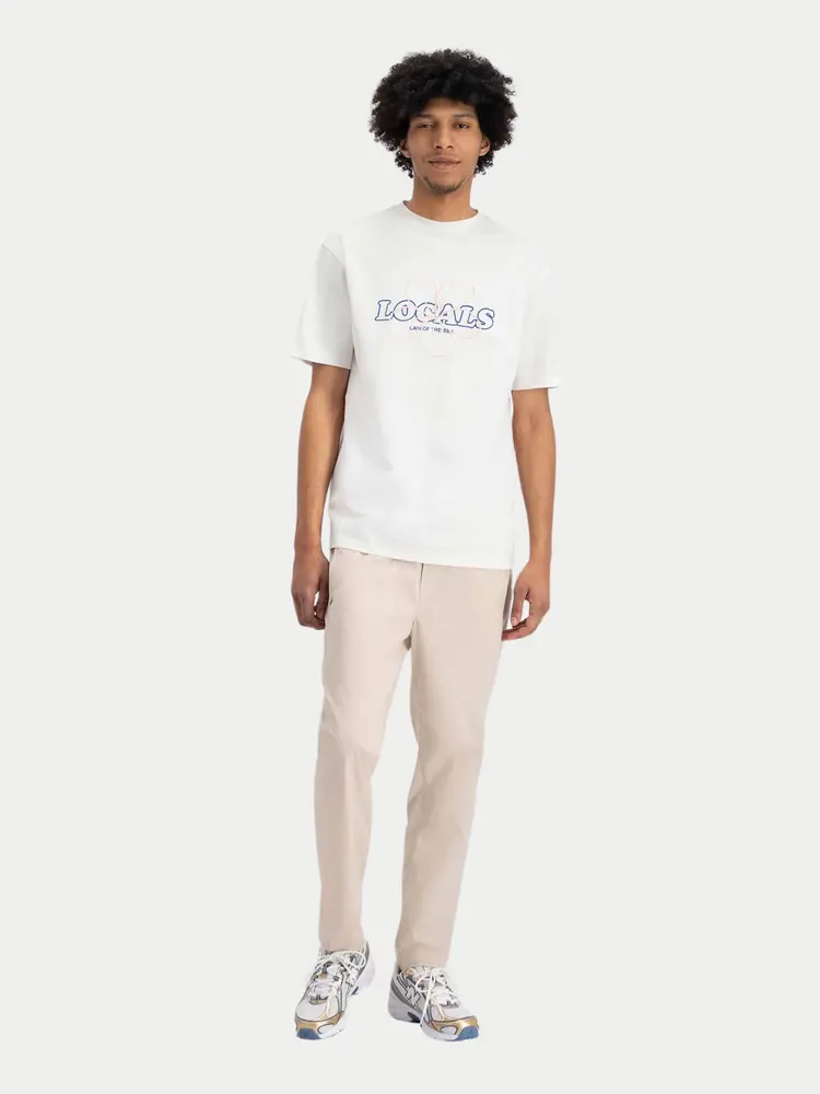 Law Of The Sea Local Artwork Tee Coconut Milk