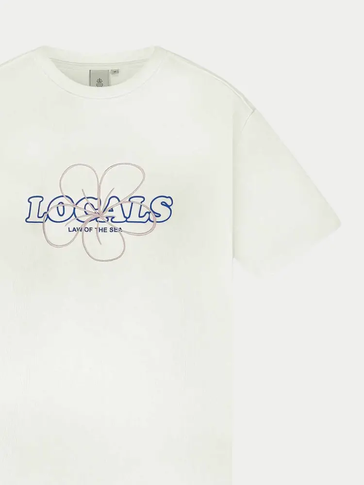 Law Of The Sea Local Artwork Tee Coconut Milk