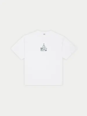 Parlez Fumo Oversized Tee White