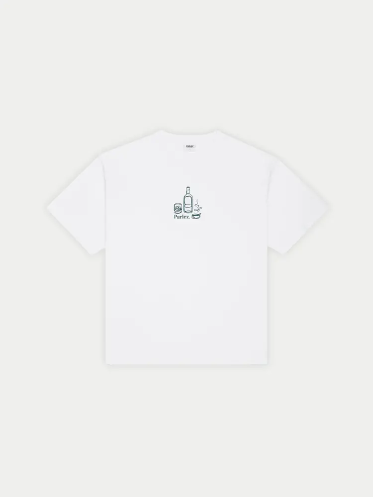 Parlez Fumo Oversized Tee White
