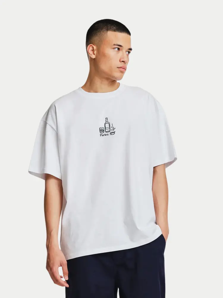 Parlez Fumo Oversized T-shirt White