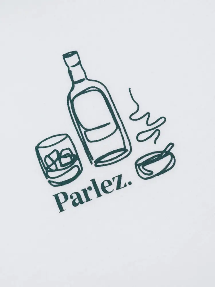 Parlez Fumo Oversized T-shirt White