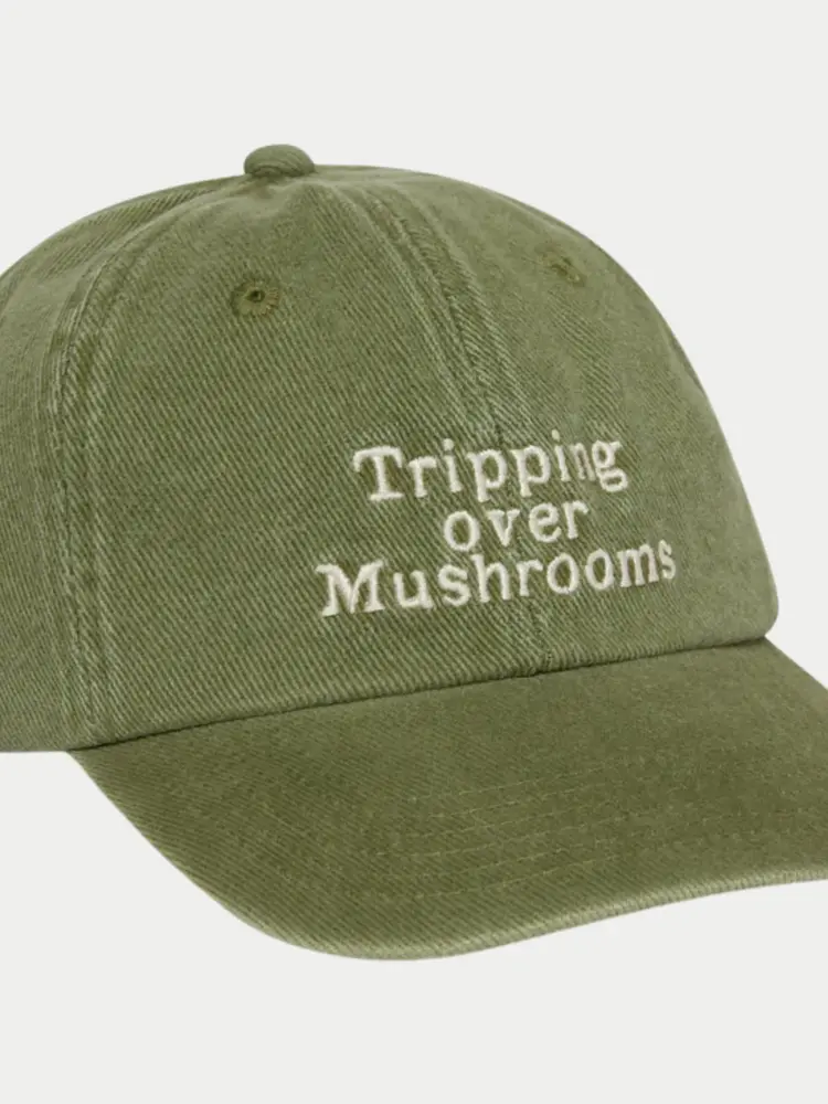 Fera Cap Tripping over Mushrooms