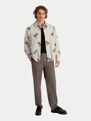 Law Of The Sea Haddock Embroidered Overshirt