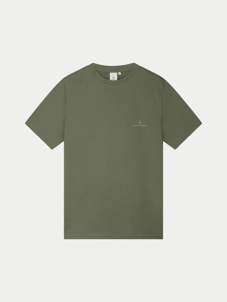 Law Of The Sea Logo Tee Tea Leaf Green