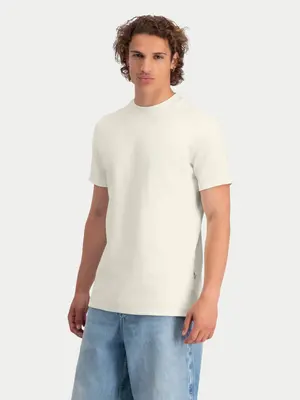 Law Of The Sea Dane Structured Tee Coconut Milk