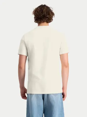 Law Of The Sea Dane Structured Tee Coconut Milk