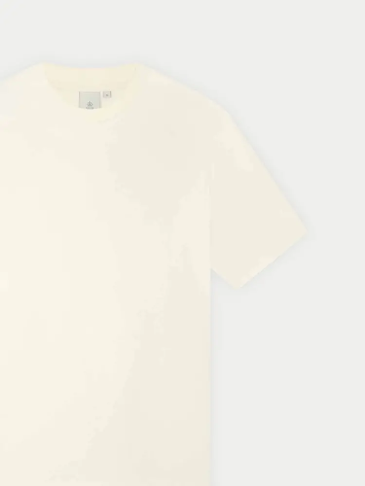 Law Of The Sea Dane Structured Tee Coconut Milk