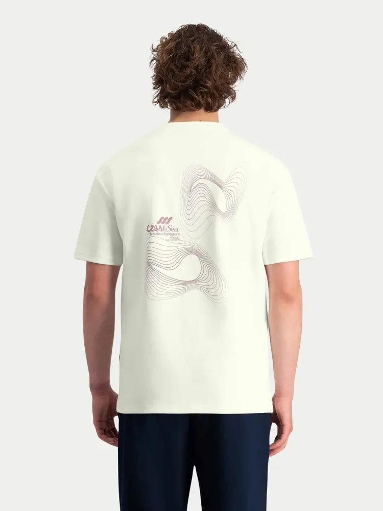 Law Of The Sea Epicentre Artwork Tee Coconut Milk