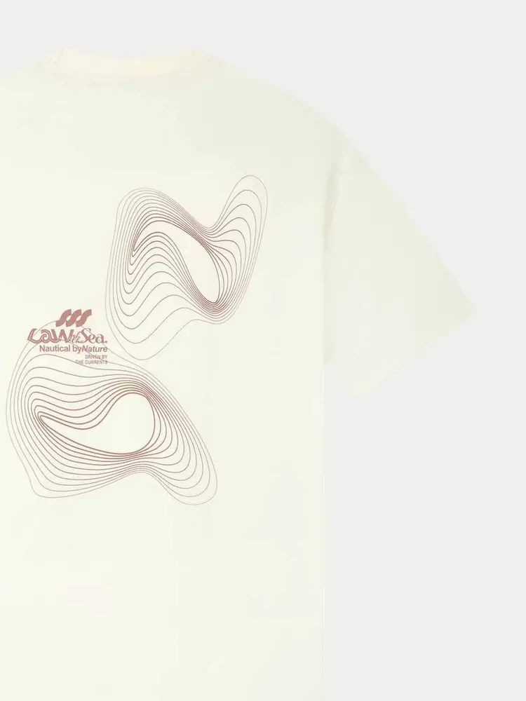 Law Of The Sea Epicentre Artwork Tee Coconut Milk