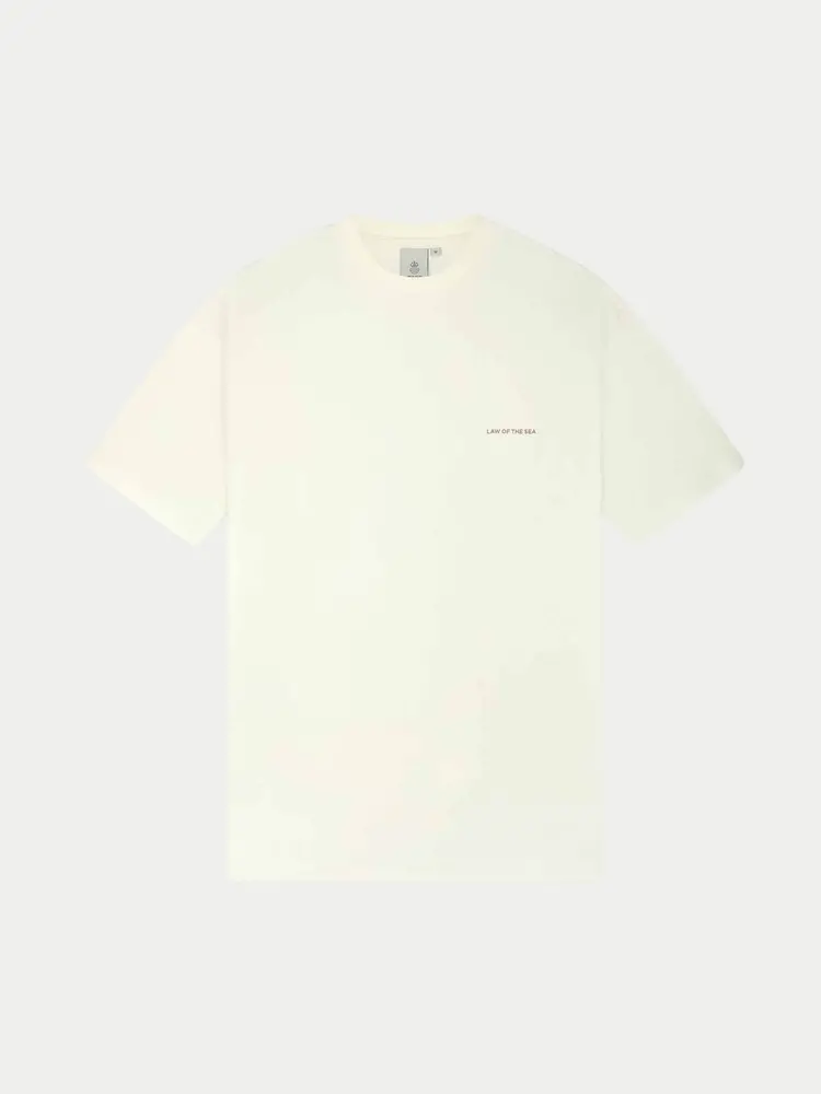 Law Of The Sea Epicentre Artwork Tee Coconut Milk