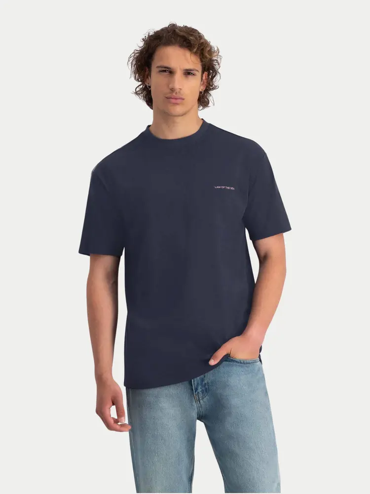 Law Of The Sea Reverberation Artwork Tee Sky Captain