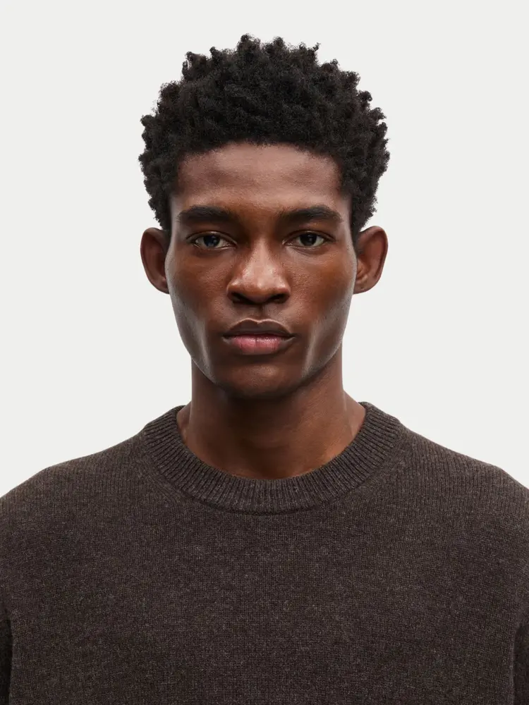 Samsøe Samsøe Isak Knit Sweater Turkish Coffee