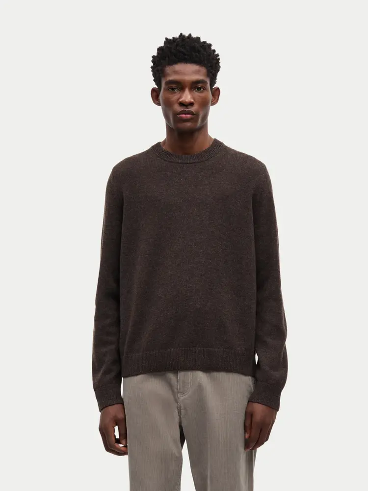 Samsøe Samsøe Isak Knit Sweater Turkish Coffee