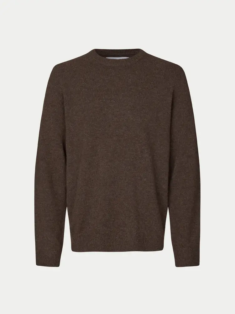 Samsøe Samsøe Isak Knit Sweater Turkish Coffee