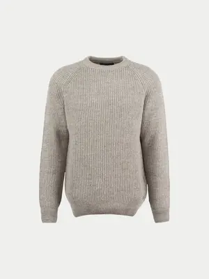 Barbour Horseford Crew Neck Jumper Stone