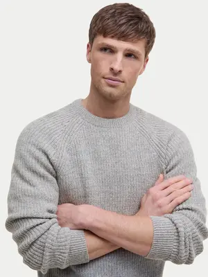 Barbour Horseford Crew Neck Jumper Stone