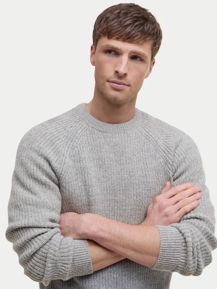 Barbour Horseford Crew Neck Jumper Stone