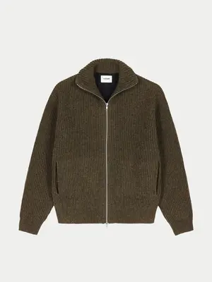 Castart The Seasons Knitwear Zipper Brown