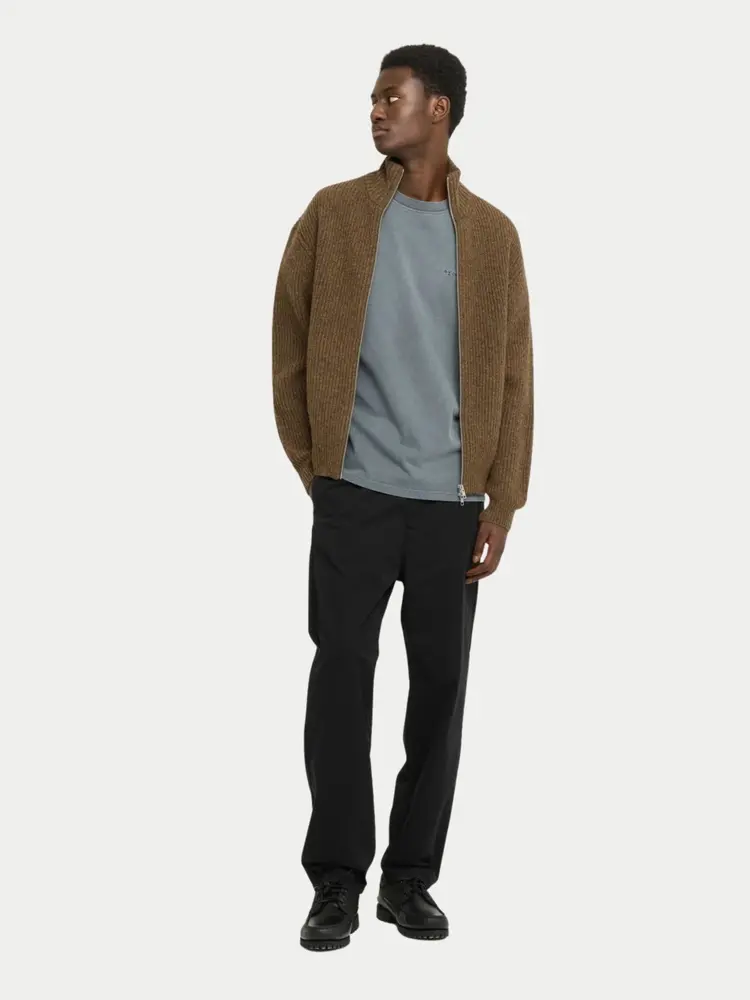 Castart The Seasons Knitwear Zipper Brown