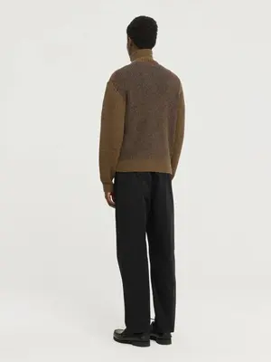 Castart The Seasons Knitwear Zipper Brown