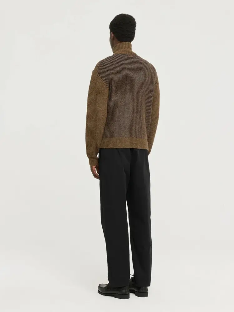 Castart The Seasons Knitwear Zipper Brown
