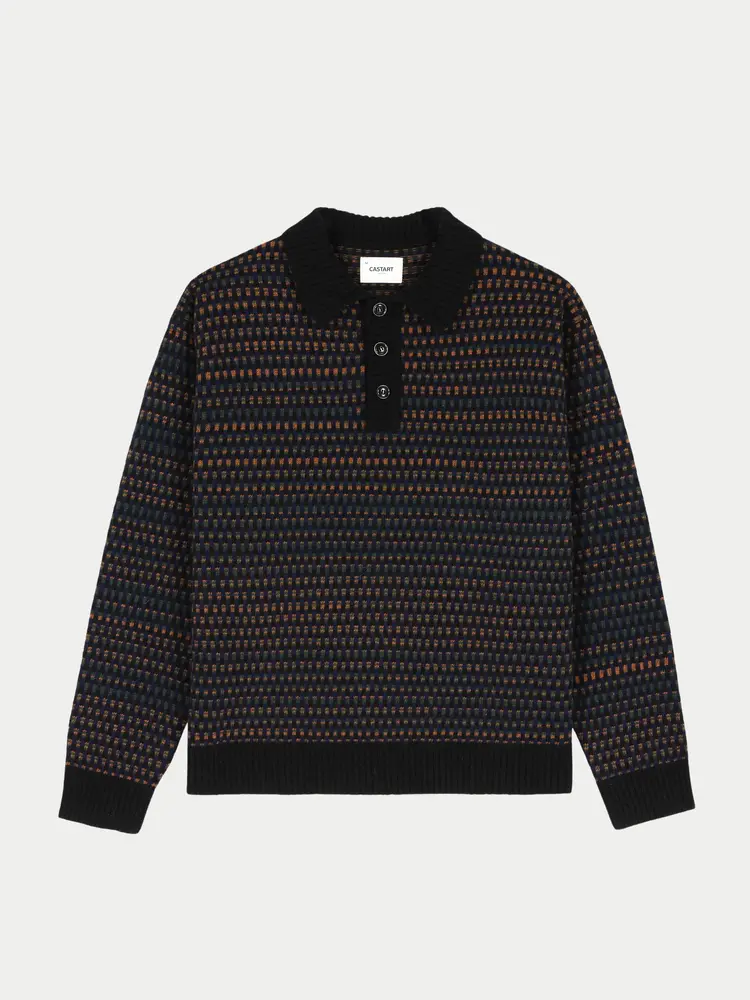 Castart Meryon Knitwear Polo Blue