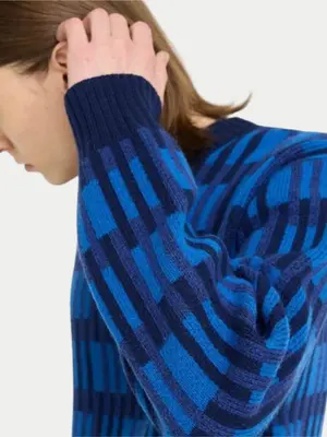 Castart Bracket Knitwear Blue