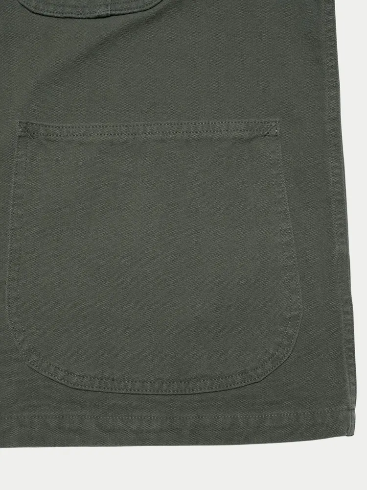 Nudie Jeans Howie Chore Jacket Duck Canvas Green