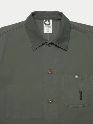 Nudie Jeans Howie Chore Jacket Duck Canvas Green