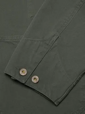 Nudie Jeans Howie Chore Jacket Duck Canvas Green