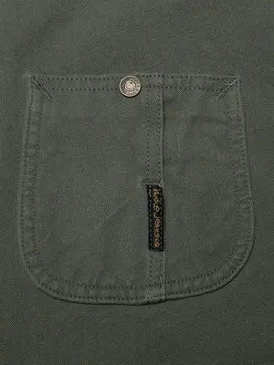 Nudie Jeans Howie Chore Jacket Duck Canvas Green
